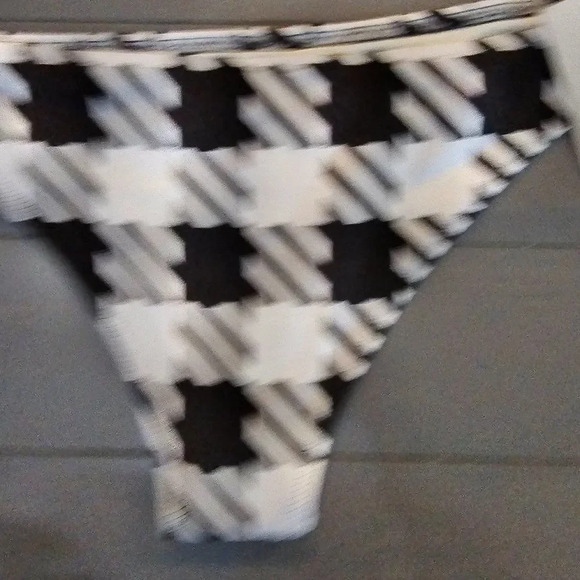 Solid & Striped Women's Black Gingham The Eva Bikini Bottom Size XL - Picture 10 of 12